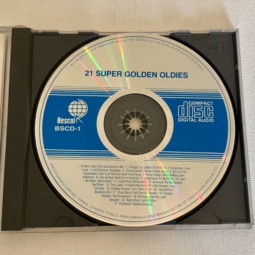 21 Super Golden Oldies CD 1987 Del Shannon Runaway Chubby Checker Little Richard - Picture 4 of 6
